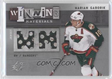 2009-10 SPx - Winning Materials #WM-MG - Marian Gaborik