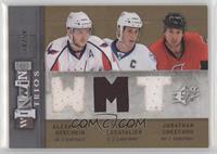 Jonathan Cheechoo, Alexander Ovechkin, Vincent Lecavalier #/50