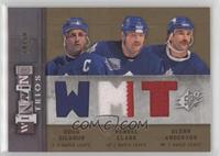 Doug Gilmour, Glenn Anderson, Wendel Clark #/50