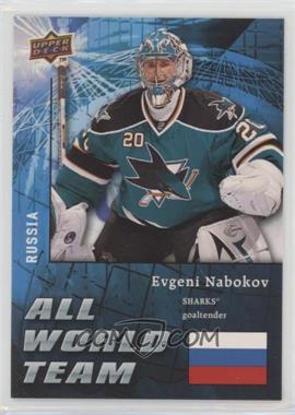 2009-10 Upper Deck - All World Team #AW10 - Evgeni Nabokov