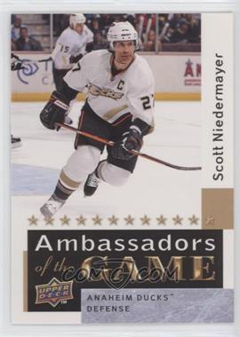 2009-10 Upper Deck - Ambassadors of the Game #AG31 - Scott Niedermayer