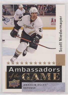 2009-10 Upper Deck - Ambassadors of the Game #AG31 - Scott Niedermayer