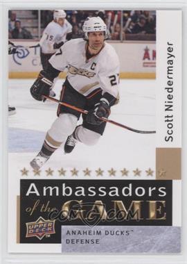 2009-10 Upper Deck - Ambassadors of the Game #AG31 - Scott Niedermayer