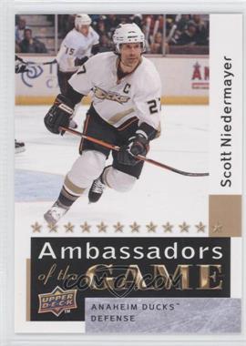 2009-10 Upper Deck - Ambassadors of the Game #AG31 - Scott Niedermayer