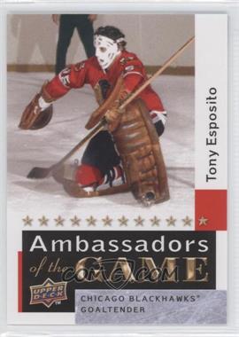 2009-10 Upper Deck - Ambassadors of the Game #AG53 - Tony Esposito