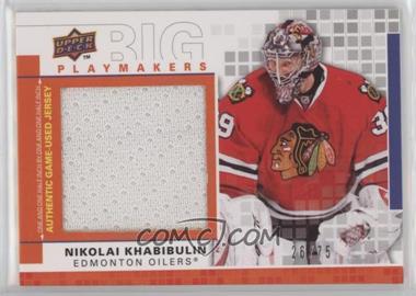 2009-10 Upper Deck - Big Playmakers Jersey #BP-NK - Nikolai Khabibulin /75