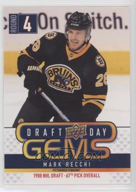 2009-10 Upper Deck - Draft Day Gems #GEM16 - Mark Recchi