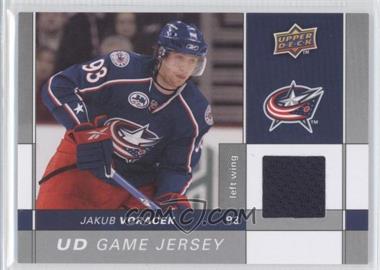 2009-10 Upper Deck - Game Jersey Series 1 #GJ-JV - Jakub Voracek