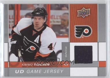 2009-10 Upper Deck - Game Jersey Series 1 #GJ-KT - Kimmo Timonen