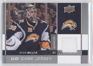 2009-10 Upper Deck - Game Jersey Series 1 #GJ-RM - Ryan Miller