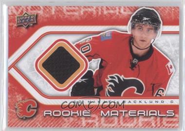 2009-10 Upper Deck - Rookie Materials #RM-MB - Mikael Backlund