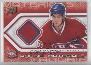 2009-10 Upper Deck - Rookie Materials #RM-YW - Yannick Weber