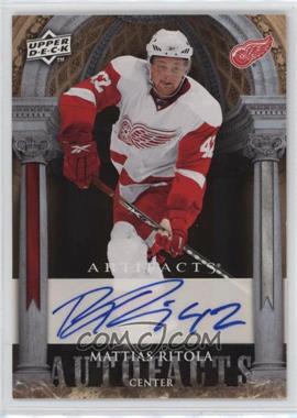 2009-10 Upper Deck Artifacts - Autofacts #AF-RI - Mattias Ritola