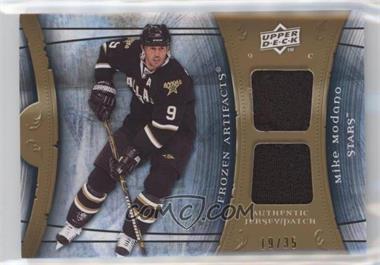 2009-10 Upper Deck Artifacts - Frozen Artifacts - Jersey/Patch #FA-MO - Mike Modano /35