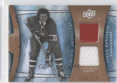 2009-10 Upper Deck Artifacts - Frozen Artifacts #FA-LR - Larry Robinson /199