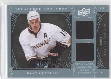 2009-10 Upper Deck Artifacts - Treasured Swatches - Blue Jersey/Patch #TS-RG - Ryan Getzlaf /25