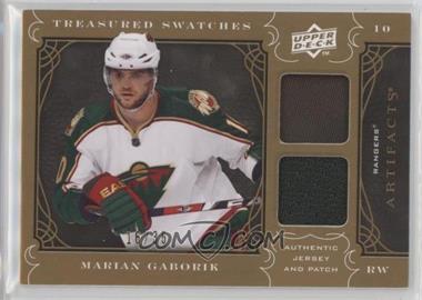 2009-10 Upper Deck Artifacts - Treasured Swatches - Copper Jersey/Patch #TS-GA - Marian Gaborik /35 [Noted]