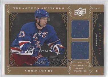 2009-10 Upper Deck Artifacts - Treasured Swatches - Copper #TS-CD - Chris Drury /50