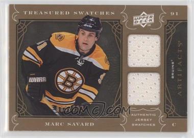 2009-10 Upper Deck Artifacts - Treasured Swatches #TS-MS - Marc Savard /199