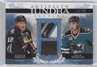 Patrick Marleau, Devin Setoguchi [Good to VG‑EX] #/35