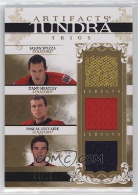 2009-10 Upper Deck Artifacts - Tundra Trios #TRI-SLH - Jason Spezza, Pascal Leclaire, Dany Heatley /75