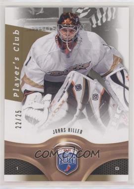 2009-10 Upper Deck Be a Player - [Base] - Player's Club #138 - Jonas Hiller /25