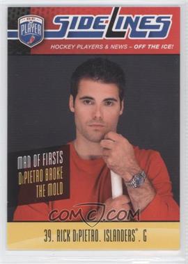 2009-10 Upper Deck Be a Player - Sidelines #S45 - Rick DiPietro