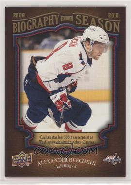 2009-10 Upper Deck Biography of a Season - [Base] #BOS22 - Alex Ovechkin