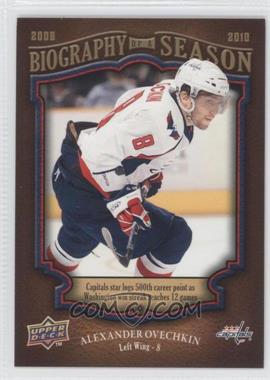 2009-10 Upper Deck Biography of a Season - [Base] #BOS22 - Alex Ovechkin