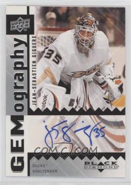 2009-10 Upper Deck Black Diamond - Gemography #GJG - Jean-Sebastien Giguere