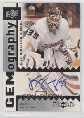 2009-10 Upper Deck Black Diamond - Gemography #GJG - Jean-Sebastien Giguere