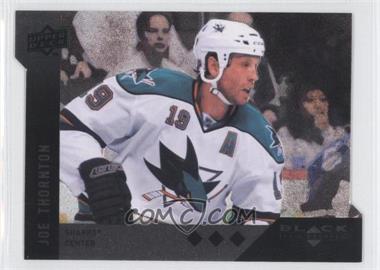 2009-10 Upper Deck Black Diamond - Horizontal Variations - Perimeter Die-Cut #BD6 - Joe Thornton