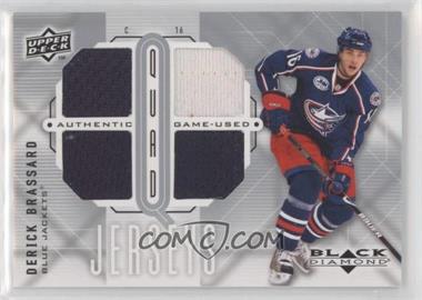 2009-10 Upper Deck Black Diamond - Quad Jerseys #QJ-BR - Derick Brassard