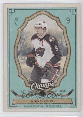 2009-10 Upper Deck Champ's - [Base] - Green #52 - Mikko Koivu