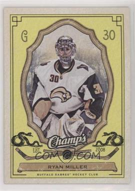 2009-10 Upper Deck Champ's - [Base] - Yellow Animal Icons #14 - Ryan Miller