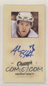 2009-10 Upper Deck Champ's - Mini Signatures #CS-AE - Andrew Ebbett