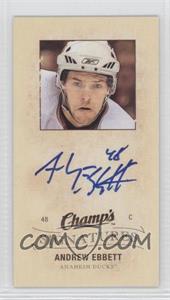 2009-10 Upper Deck Champ's - Mini Signatures #CS-AE - Andrew Ebbett