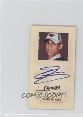 2009-10 Upper Deck Champ's - Mini Signatures #CS-EK - Evander Kane