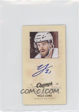 2009-10 Upper Deck Champ's - Mini Signatures #CS-VL - Ville Leino