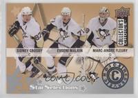 Sidney Crosby, Evgeni Malkin, Marc-Andre Fleury