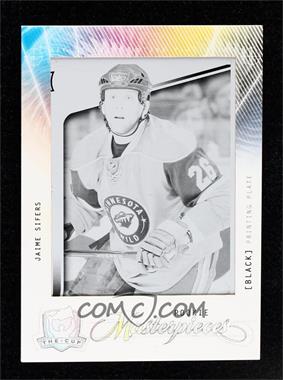 2009-10 Upper Deck Collector's Choice - [Base] - The Cup Rookie Masterpieces Printing Plate Black Framed #MAS - 261 - Jaime Sifers /1