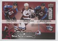 Paul Stastny, Milan Hejduk, Wojtek Wolski