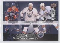 Ales Hemsky, Sheldon Souray, Sam Gagner