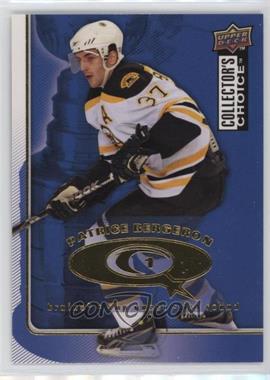 2009-10 Upper Deck Collector's Choice - Cup Quest #CQ2 - Patrice Bergeron