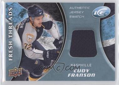 2009-10 Upper Deck Ice - Fresh Threads #FT-CF - Cody Franson