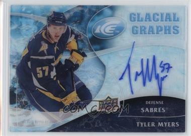 2009-10 Upper Deck Ice - Glacial Graphs #GG-MY - Tyler Myers