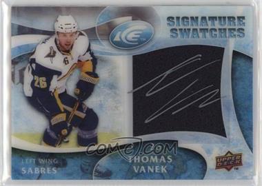 2009-10 Upper Deck Ice - Signature Swatches #SS-TV - Thomas Vanek