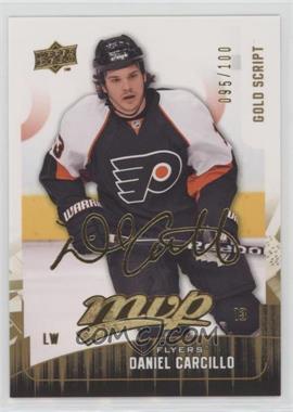 2009-10 Upper Deck MVP - [Base] - Gold Script #89 - Daniel Carcillo /100