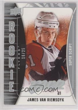 2009-10 Upper Deck MVP - [Base] - Super Script #381 - James van Riemsdyk /25