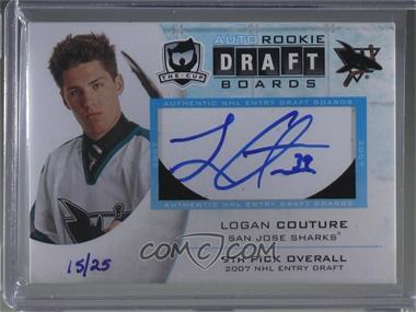 2009-10 Upper Deck The Cup - Auto Rookie Draft Boards #DB-LC - Logan Couture /25